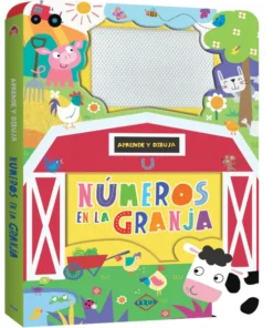 Aprende y Dibuja Números en la Granja