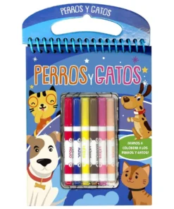 Perros y gatos! Vamos a colorear