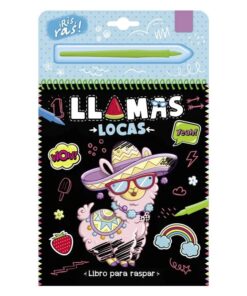 Libro para raspar- Llamas locas